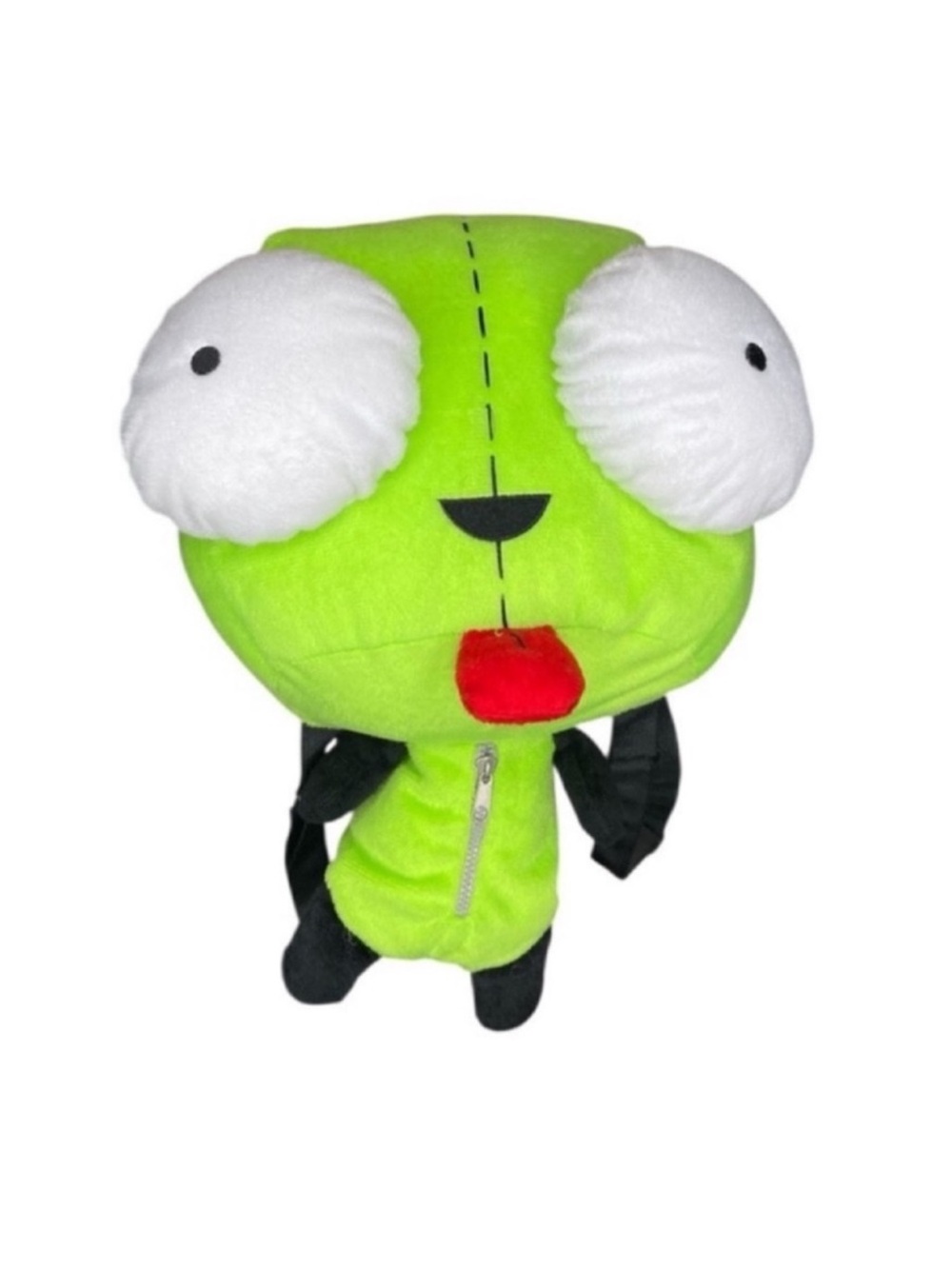 Nickelodeon Alien Invader Zim 3D Gir Toy Plush Backpack Green
